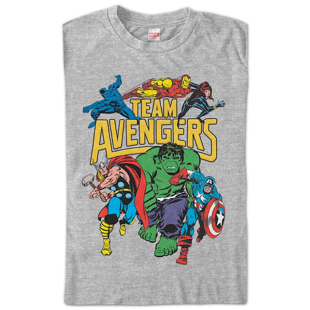 Team Avengers Marvel Comics Tshirt